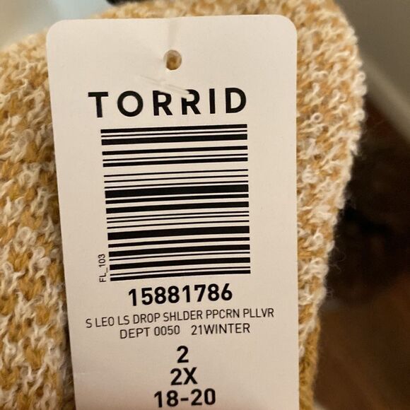 Torrid Leopard Design Pullover Sweater Animal Print Contemporary Feminine - Picture 7 of 9